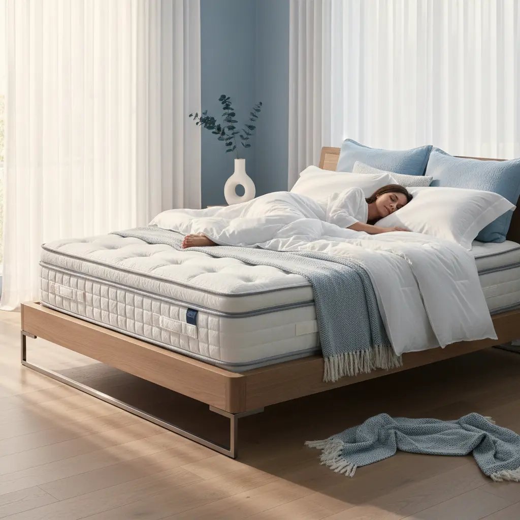 Luxury bedroom with perfect mattress